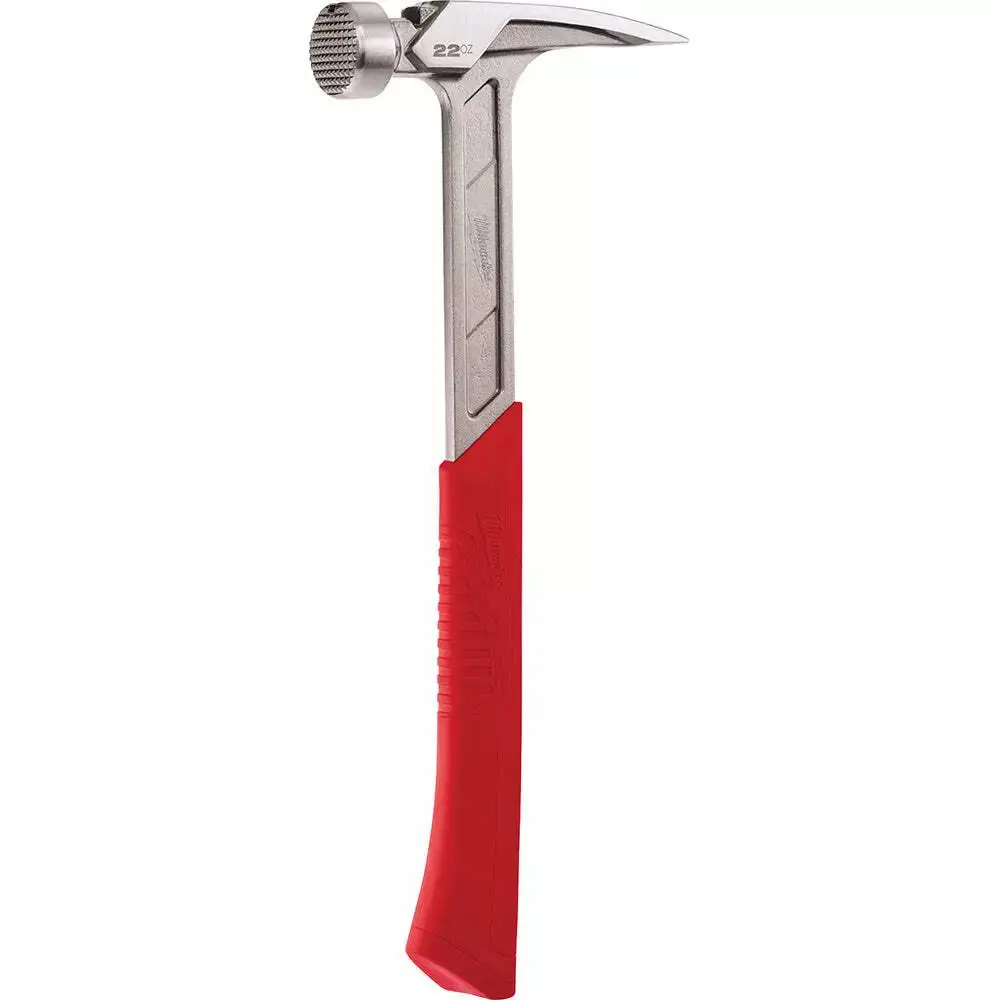 Milwaukee 48-22-9022 22oz Milled Face Framing Hammer Milwaukee 48-22-9022 22oz Milled Face Framing Hammer