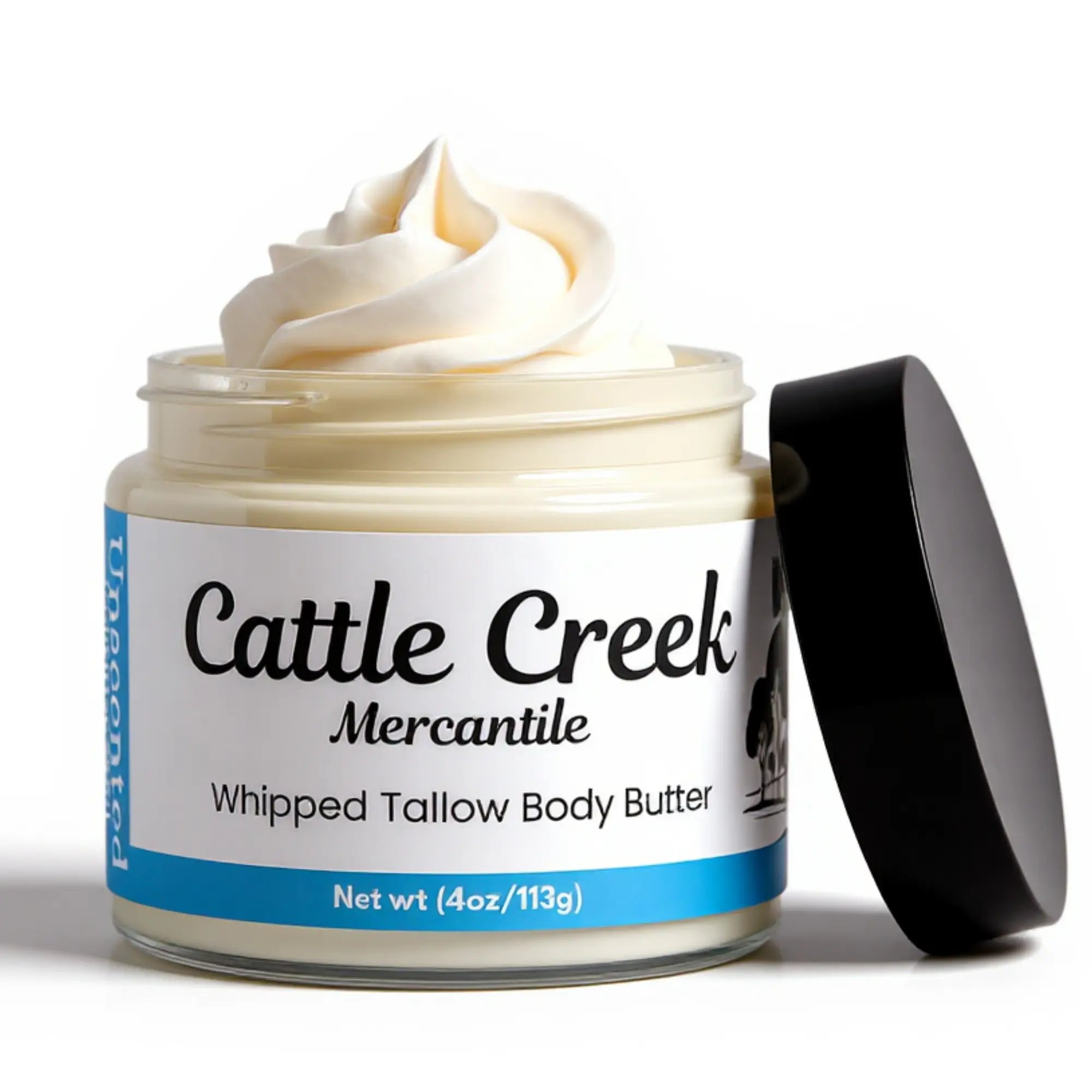 Whipped Tallow Body Butter by Cattle Creek - Deep Moisturizing, Skin Soothing & Repairing Cream Body Care Organic Moisturizer