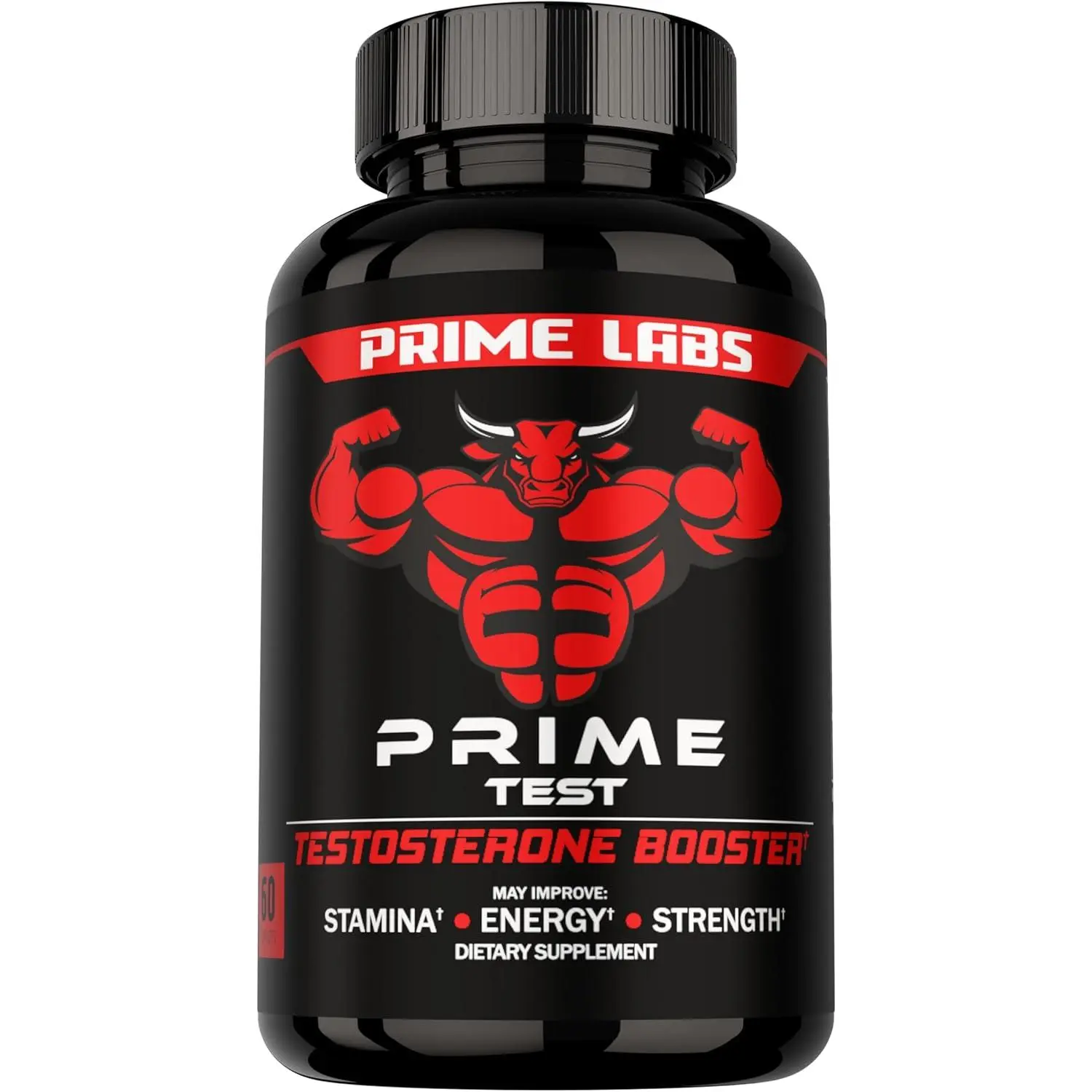Prime Labs - Men's Testosterone Booster - Stamina, Endurance, & Strength Booster - 60 Caplets