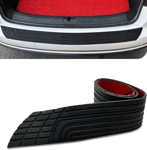 Car Trunk Protector, Shock Absorption Antiscratch Cushioning Pad with Selfadhesive, Flexible Cuttable Nonslip Protection Strip, Universal Waterproof Exterior for Cars Trucks SUVs (Black)