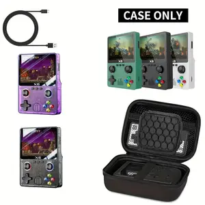 Durable Travel Case for RG353V/RG353XX/RG353VS, Protective Handheld Game Console Organizer, Travel Storage, Stylish & Portable Carrying Bag for Gaming Enthusiasts