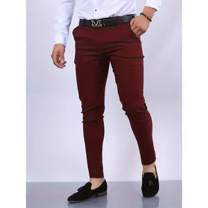 Slim Fit Elegant Slacks, Men's Casual Vintage Style Slightly Stretch Dress Pants For All Seasons Business Banquet Dinner, Old Money Style Menswear Pocket
