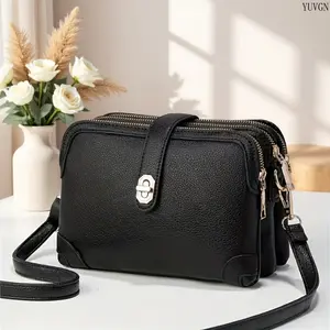 Women's Multi-Pocket Mini Crossbody Bag - Stylish Cell Phone Shoulder Purse, Portable Daily Casual Handbag for Outdoor Shopping (Crossbody Bags for Women)