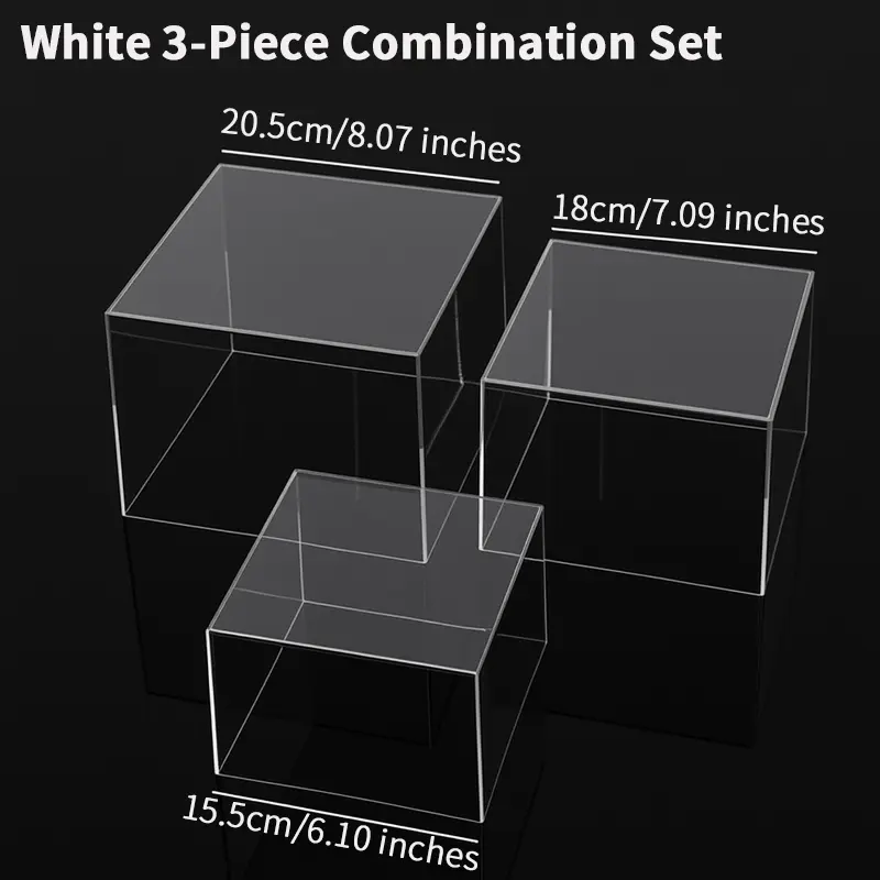 Transparent 3-Piece Set