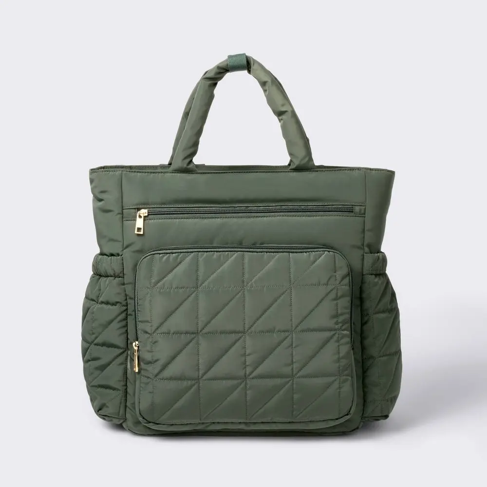 Quilted Diaper Backpack Tote Cloud Island Quilted Diaper Backpack Tote Cloud Island