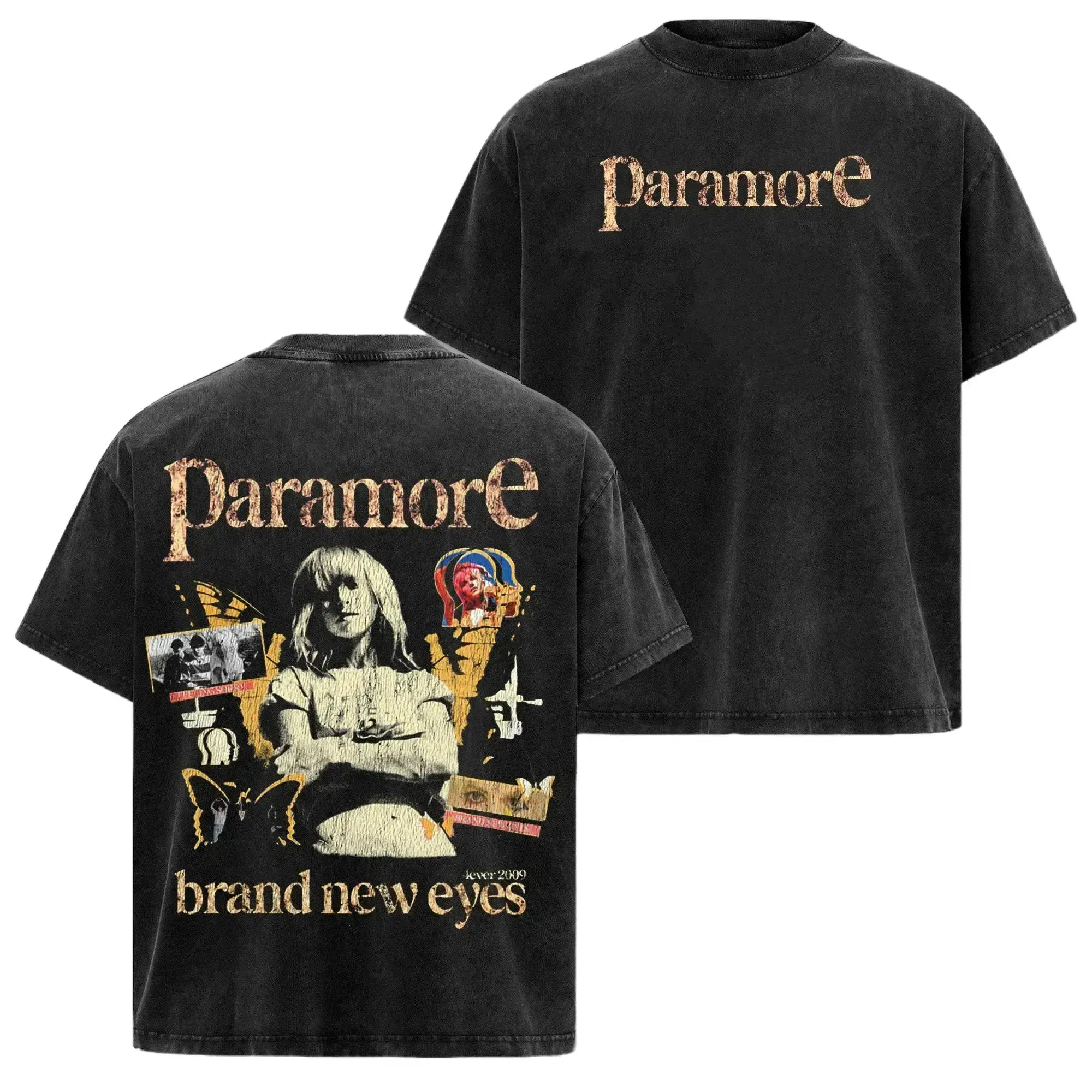 Paramore Band Shirts , alternative band merch, trending shirt, Washde Tee & Hoodie, 90s graphic tee, vintage graphic tee, grunge aesthetic shirt, classic rock merch Menswear Streetwear Streetwear Oversized Oversized Short Sleeve Long Sleeve Crewneck