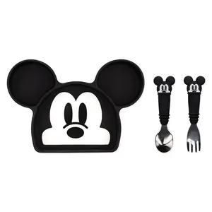 Grip Dish Essential Toddler 3-Piece Mealtime Set: Disney Mickey Mouse