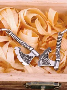 Viking Axe Design Drop Earrings, Fashion Earrings for Party, Daily Decor, Trendy All-match & Exquisite Jewelry for Birthday Gift