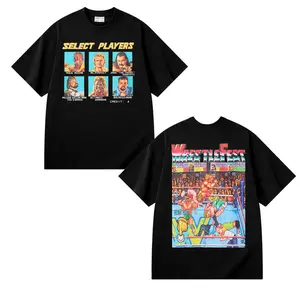 Vintage Wrestling Game Tee – Vegas Player Select 8-Bit Style Shirt