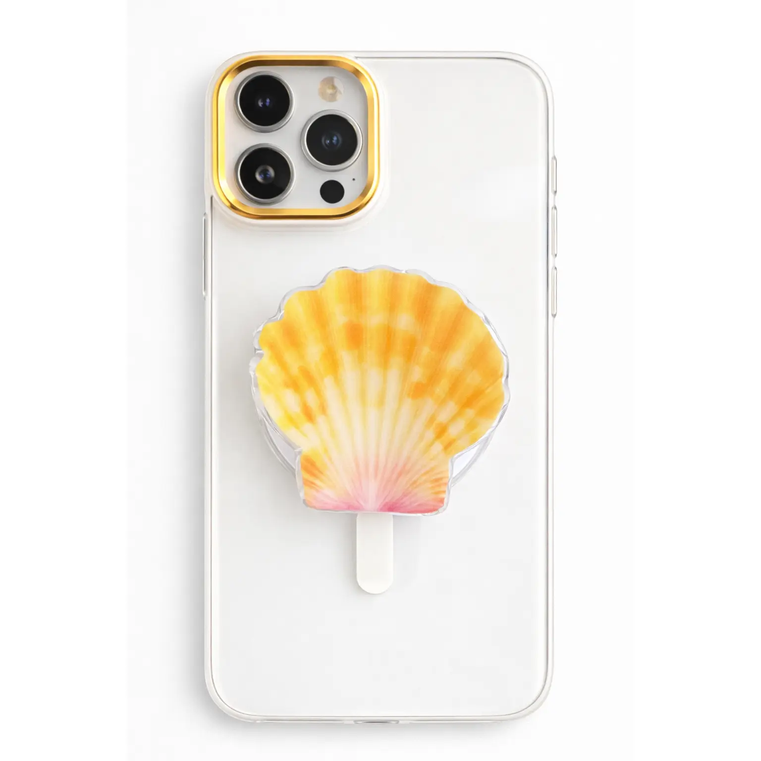 Sunrise Shell Phone Pop Socket Grip