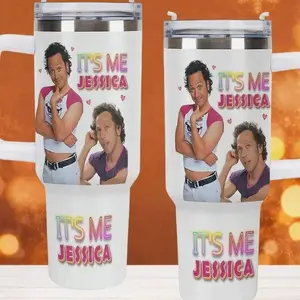 Its Me Jessica Tumbler, Hot Chick 2000s Movie Coffee Cup, Water Bottle,Nostalgic Y2K Pop Culture, The Hot Chick Meme Tumbler, Y2K Movie Meme Gift, Sarcastic Gag Gift For Friends