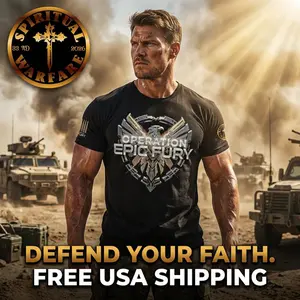 Operation Epic Fury Shirt, Shirt For Him, Red White Blue Shirt, Patriotic Tee