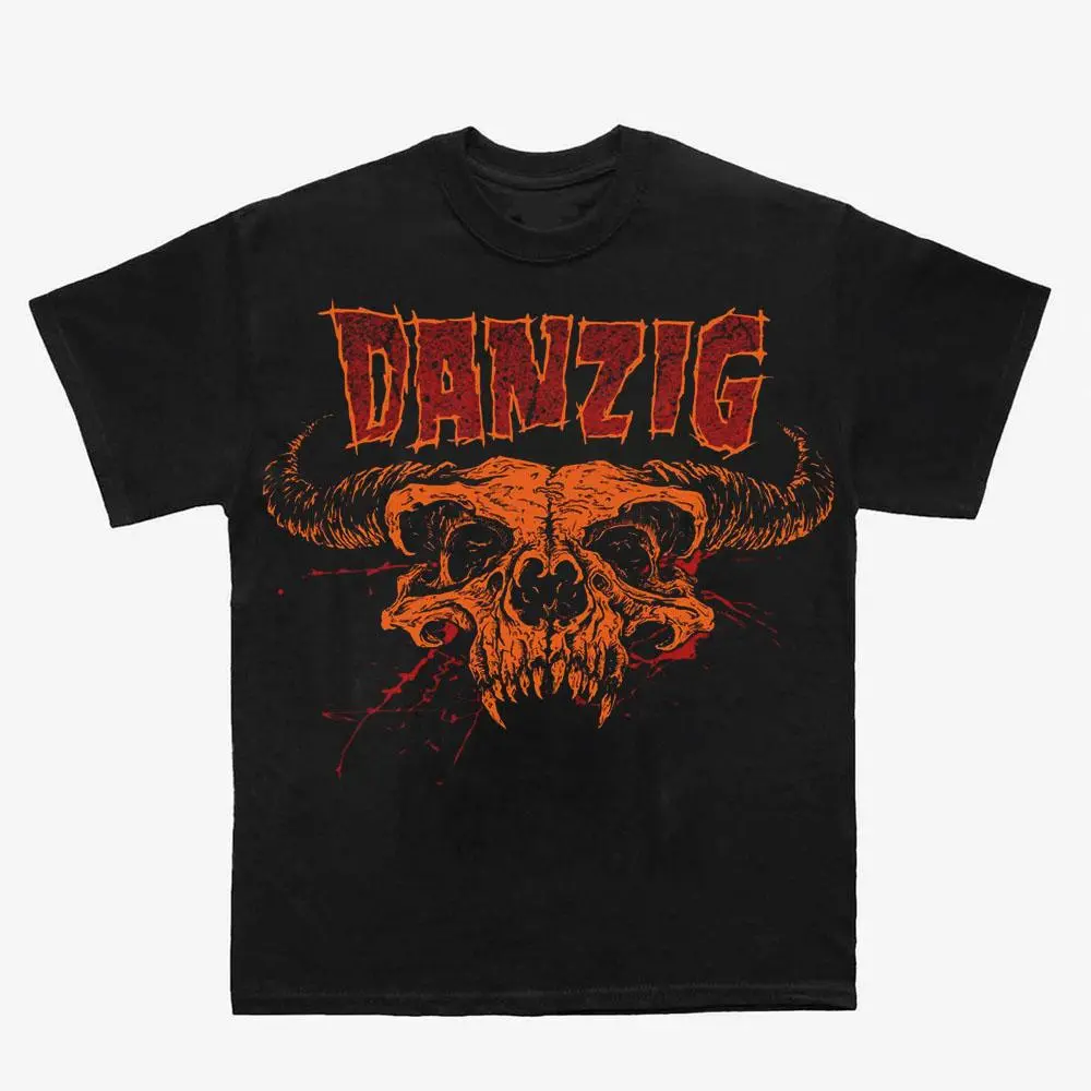 Danzig Vintage Music T-Shirt, Heavy Metal Graphic Tee, Heavy Cotton Apparel