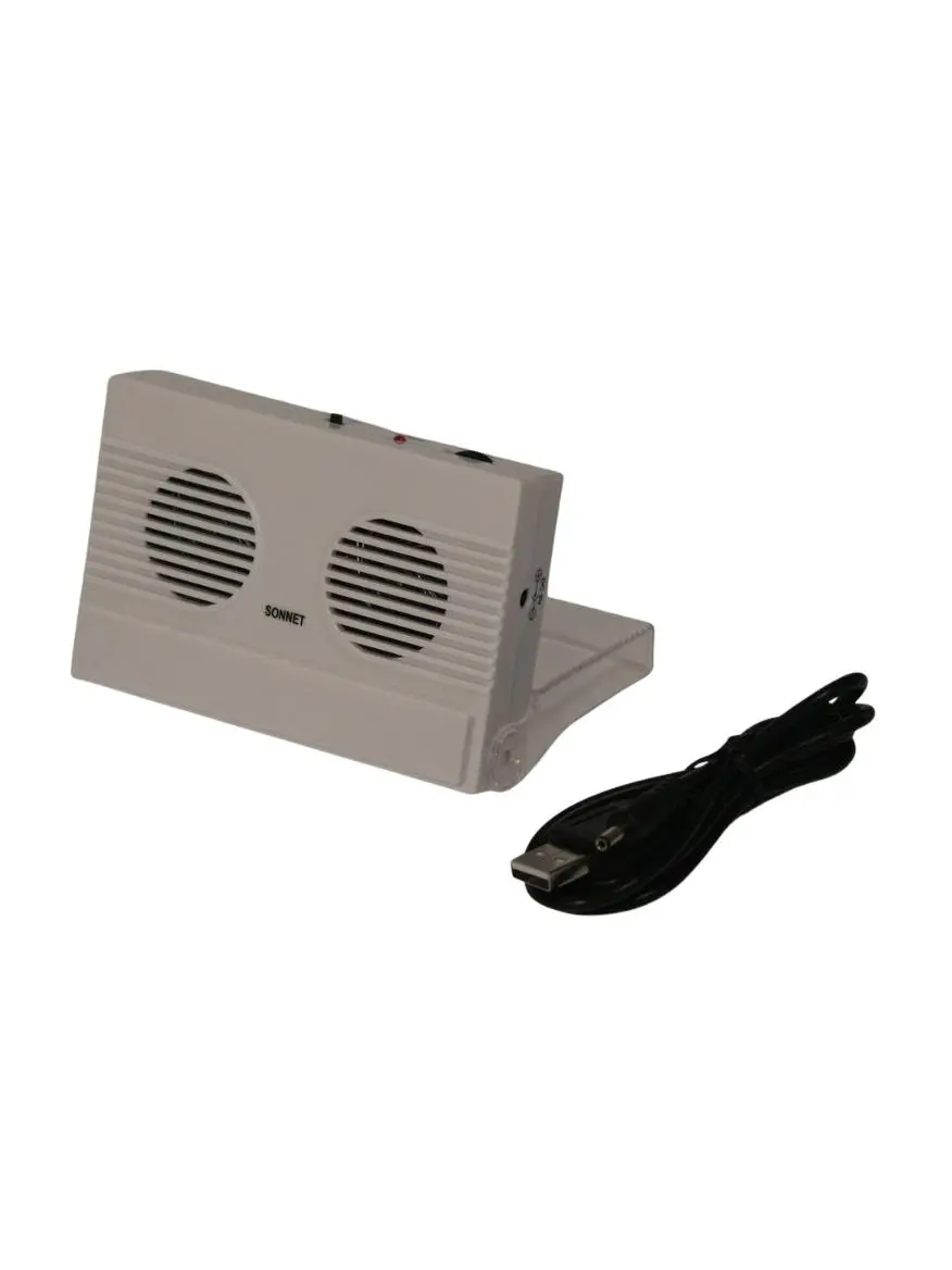 Sonnet Industries S-820 Portable Stereo Audio Gadget - Pocket/Purse Travel Speakers for MP3 Player, iPod with Included Plug and Cord