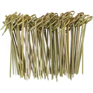 100 count  Picks 4.7 Inch  Skewers for Appetizers,   Knot Skewers for Party Drinks  Fruit Charcuterie Boards Accessories
