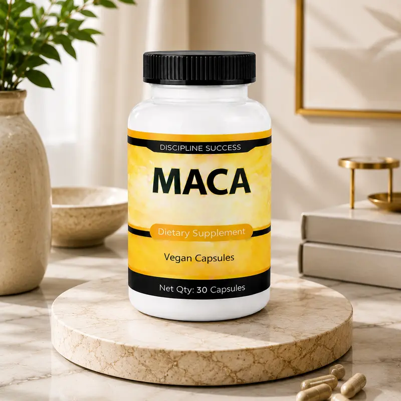 Organic Maca Root Supplement Veggie Capsules