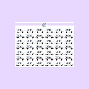 2x USPS Mail Carrier Mini Sticker Sheets