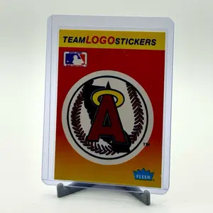 Fleer Team Logo Stickers MLB Mets Edition 1991 Classic Top 10 Franchise Leaders Ready for Display Vintage Collectible Card