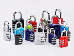 Metal combination padlock for student dorm cabinets/doors, gym luggage cases, and household drawers; anti-theft small lock head