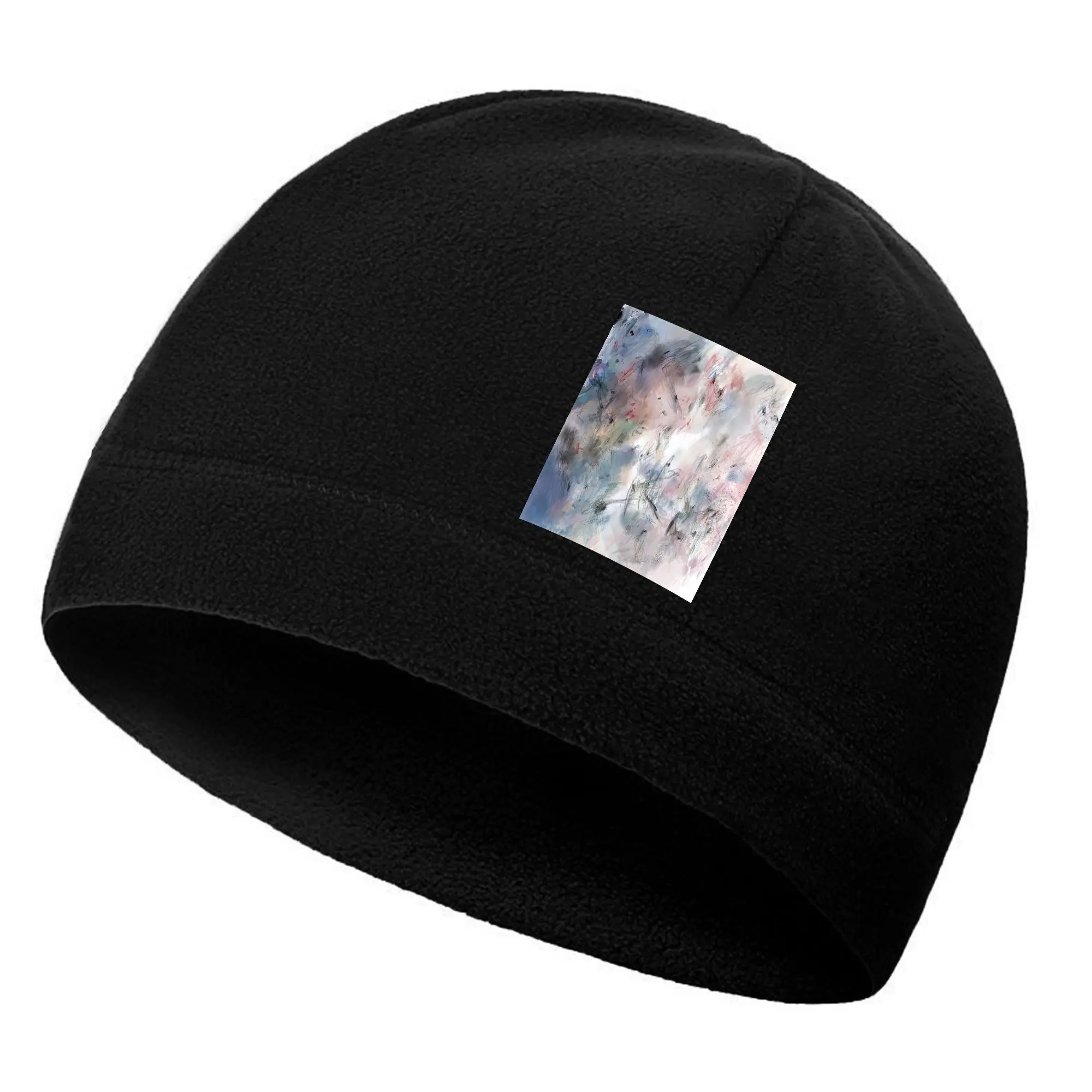 Customizable Cycling & Outdoor Fleece Beanie | Windproof Thermal Headwear for Skiing, Hiking, Daily Commute