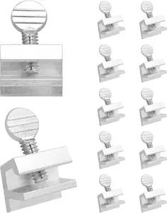 Sliding Window Security Locks Aluminum, 12 Pack