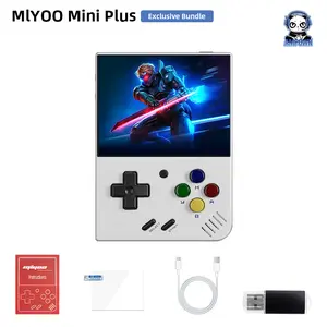 MIYOO Mini Plus Portable Retro Handheld Game Console Mini+ 3.5 Inch IPS Screen Classic Video Game Console Linux System