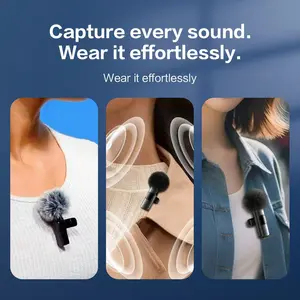 Dual Sound Mini Mics for iPhone, Android & iPad – Portable Audio Device for Smooth Voice Pickup and Effortless Content Creation