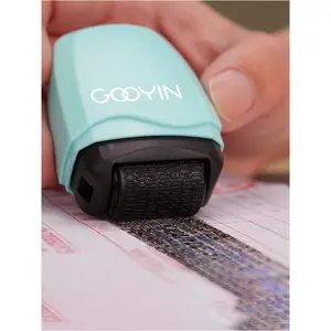 1pc Durable ABS Identity Protection Rolling Seal Tape, Reusable Privacy Shield, Suitable For Covering Confidential Information & Addresses, Anti-Peeping Design, Available In Blue/Pink/Green, Fashionable Smooth Surface, Quick-Drying