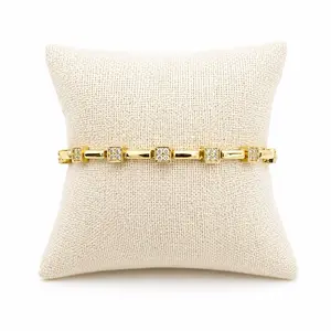 Square Link Rhinestone - Fits 6.5 to 7.5 inches