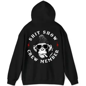 SHIT SHOW CREW MEMBER Print T-shirt, Hoodie & Sweater | Unisex Sizes S-5XL