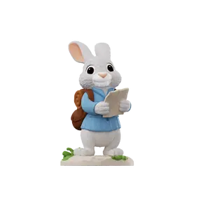 Dottie: Alphabet Wonders with the Energetic Bunny