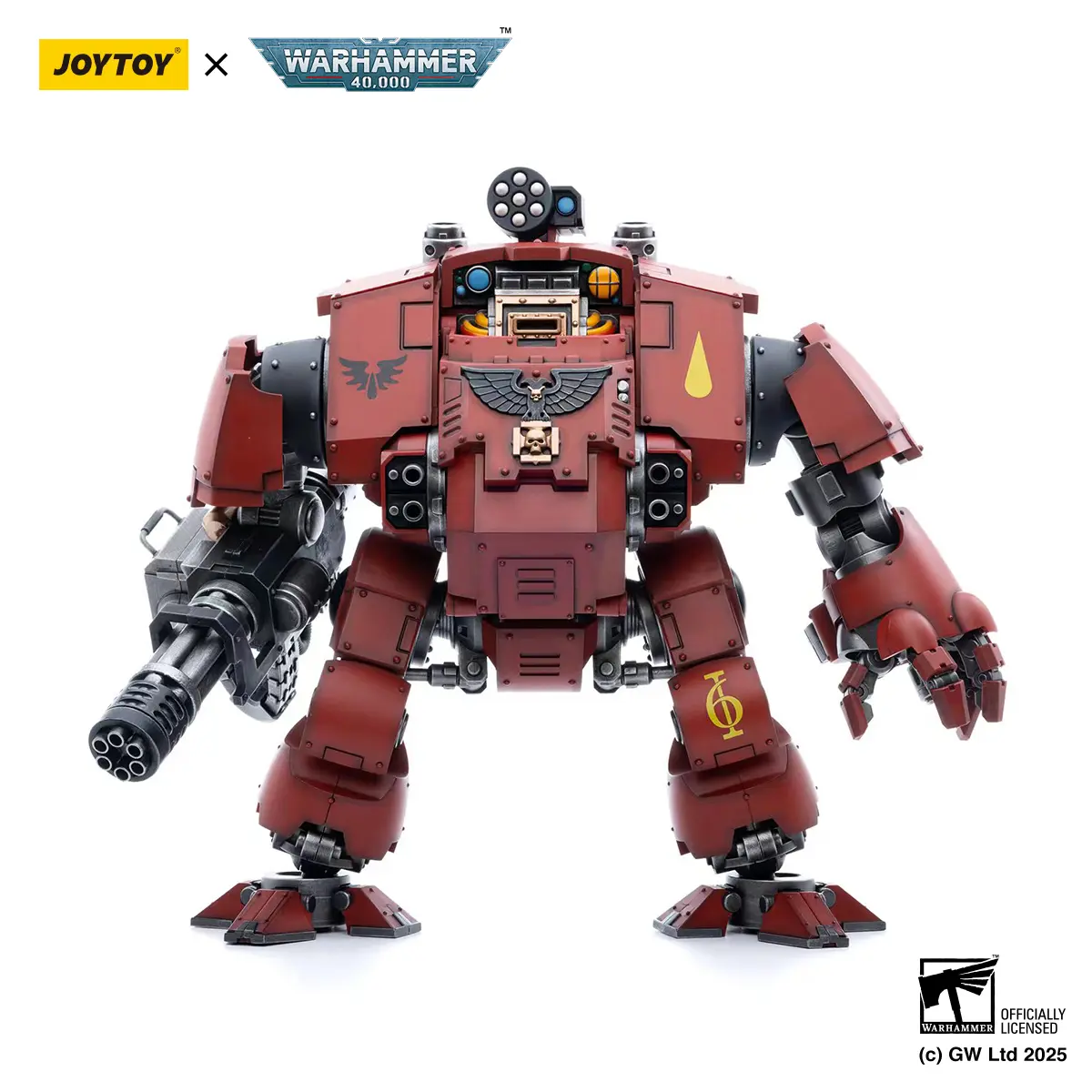 JOYTOY Officially Licensed 1/18 Scale Detailed, Precise Movable Collectible Action Figure - Blood Angels Redemptor Dreadnought Model JT3365, Movable Figurine