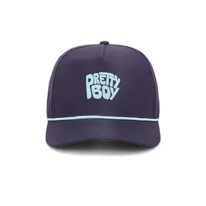 PrettyBoy No Bad Dayz Rope Hat in Deep Navy