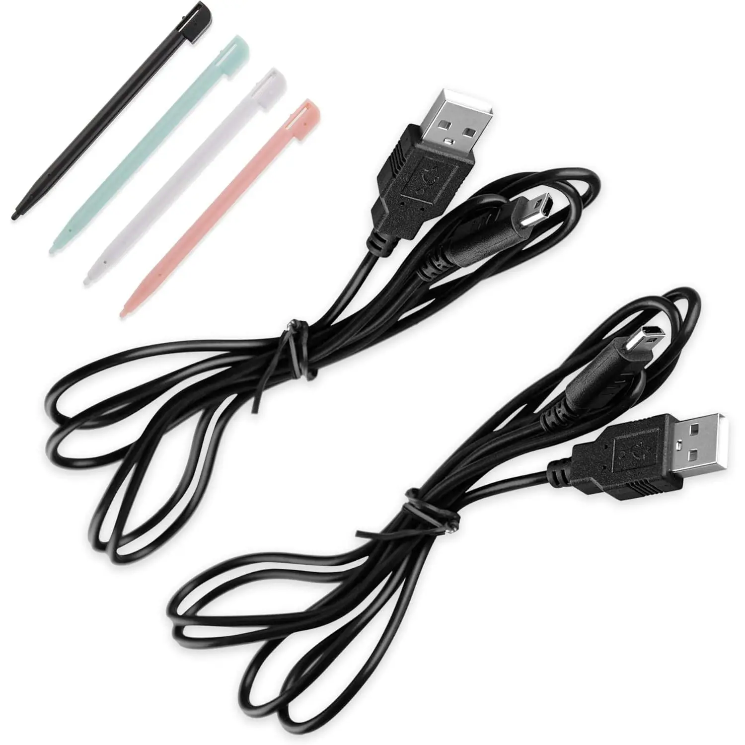 DS Lite Charger Cable Kit, AC Power Adapter Charger and Stylus Pen for Nintendo DS Lite Systems, Wall Travel Charger Power Cord Charging Cable 5.2V 450mA