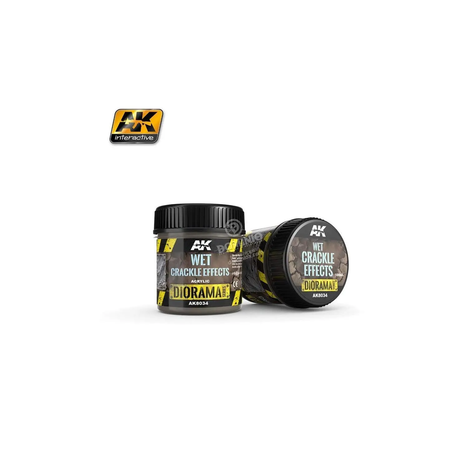 AK Interactive - Diorama - Wet Crackle Effects (100ml) AK8034