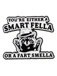 Adorable Raccoon Brooch Pin, Cute Animal Badge for All Seasons, Unisex Fashion Accessory, Personalized Lapel Pin for Men & Women, Durable Metal Pins