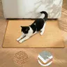 Conlun Natural Sisal Cat Scratching Mat - Size M Multifunctional Freestanding Scratcher Board, Tear-Resistant Indoor Pet Accessory, Hand-Wash Only Essential Daily Supply