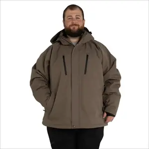 Snow Country Outerwear Mens Big Siberian III Insulated Winter Soft Shell Jacket Coat 2XL - 7XL