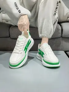 Men's Lightweight Plimsoll Sneakers | Airy Mesh Canvas Shoes | Thick Sole Casual Wear