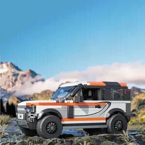 Off-road Vehicle Design STEM Building Blocks Toy, 406pcs/box Creative Building Blocks, Educational Assembly Toy for Teenager & Adults, Building Block Sets