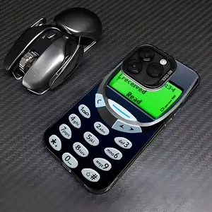 Cool Phone Case with Retro Phone Look/Fashionable and Unique/for iPhone 17 Air/16 Plus/15 Pro Max/14 Pro/13/12/11/Suitable for Family and Friends/Girls and Boys as Birthday/Holiday Gifts,Ideal Daily Accessories/Collision Resistant/Drop Resistant/CY405