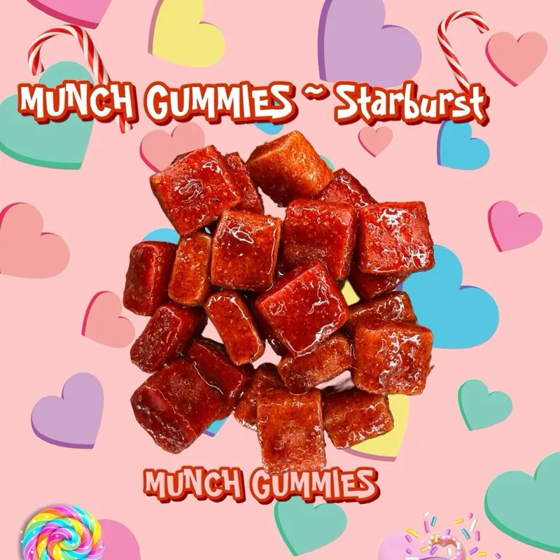 Munch Gummies ~  Chamoy Starburst