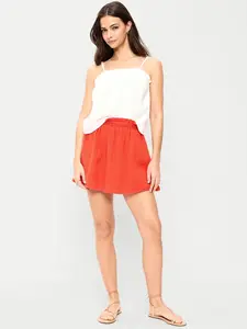 Old Navy Women's Ruffle Waist Mini Skort