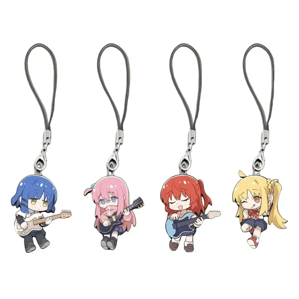 BOCCHI THE ROCK anime acrylic keychain – featuring Ryo Yamada, Seika Ijichi, Kikuri Hiroi, and PA-san, cute pendant for bags