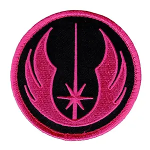 Miltacusa Jedi Order Embroidered Patch (Hook Fastener-Pink)