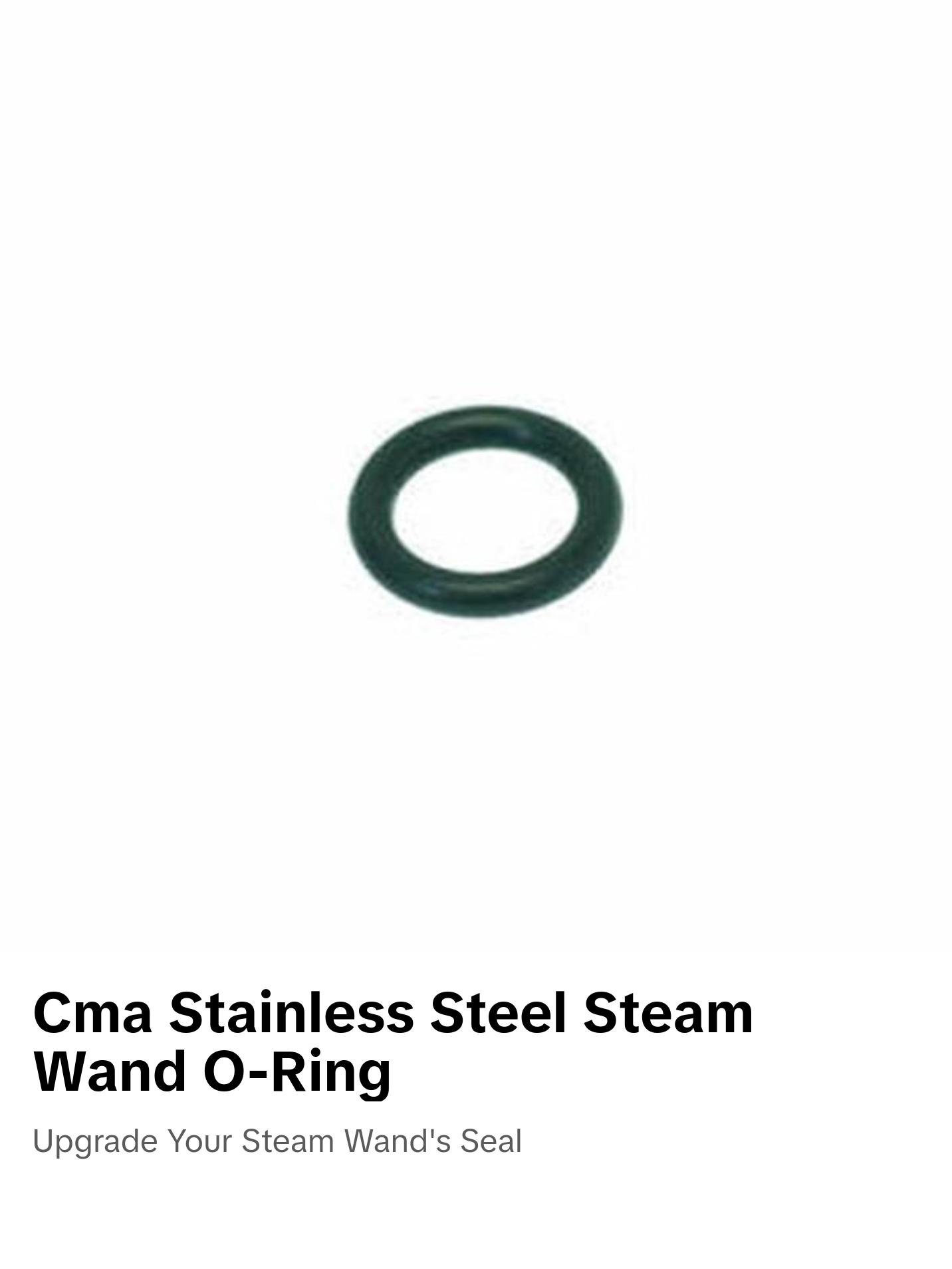 CMA Stainless Steel Steam Wand New Style Tip O-ring
