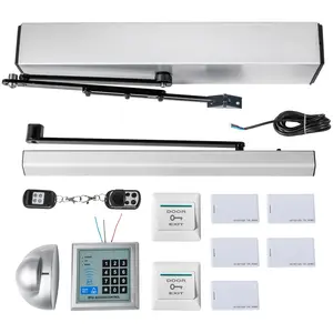 VEVOR Automatic Door Opener 110-240V, Handicap Door Opener 22 Lbs, 50 W Swing Door Opener, Automatic Swing Door Opener, 120 Degrees Adjustable Aluminum Alloy and Stainless Steel Electric Door Opener