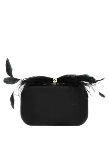 GUESS Female Keyah Feather Top Clutch