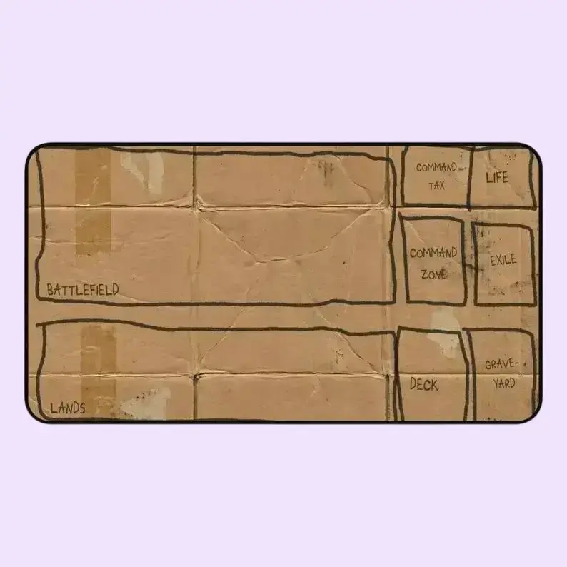 Homeless Man TCG Playmat | Funny Play Mat | Neoprene Game Mat – FASTSHIPPING