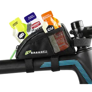 Speedfil SPEEDPAK SP1 Compact Top Tube Storage for Bikes with Angled Stems 4 Speed Pockets Water-Resistant Hook and Loop Closure